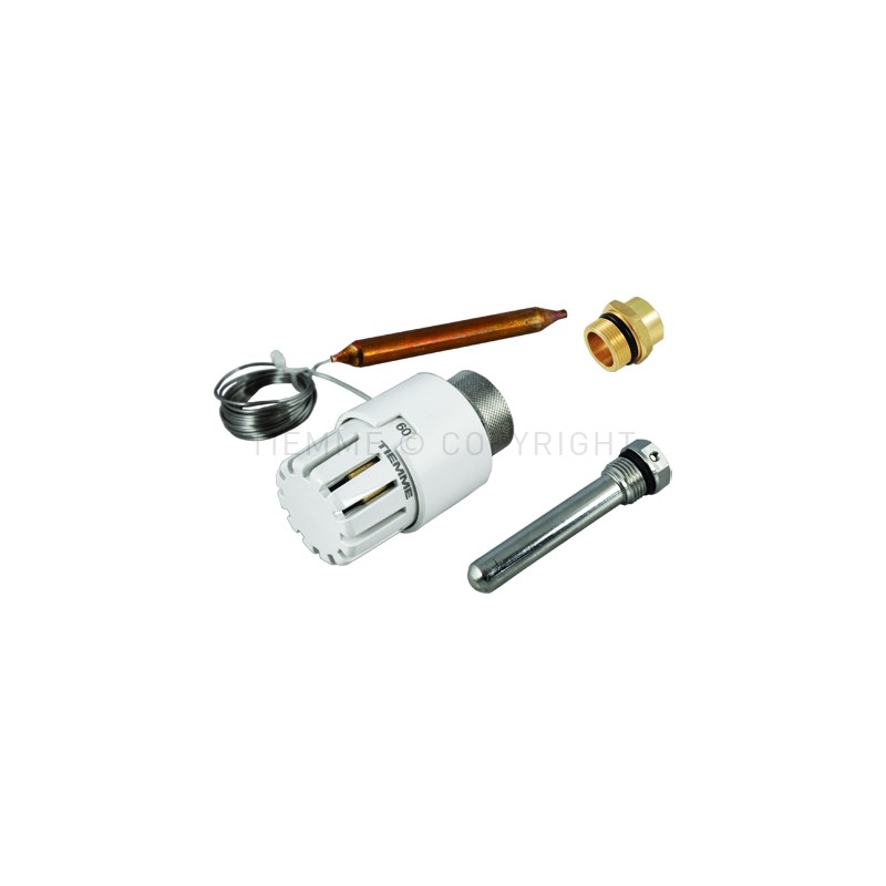 KIT NIPPLO - POZZETTO - TESTA TERMOST SONDA DISTANZA Ø 9MM 20 - 50 gradiC - 9561KIT02 TIEMME 4500150 1