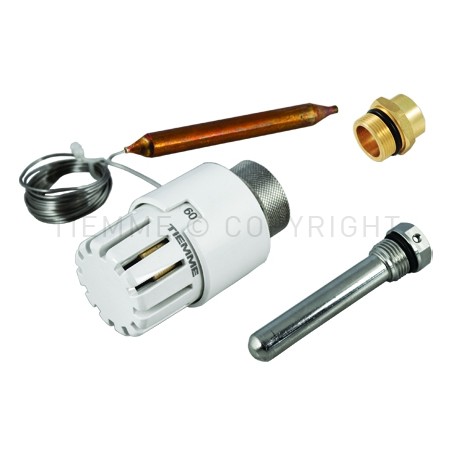 KIT NIPPLO - POZZETTO - TESTA TERMOST SONDA DISTANZA Ø 9MM 20 - 50 gradiC - 9561KIT02 TIEMME 4500150 1