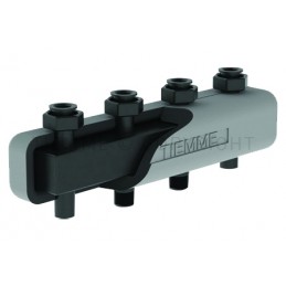 COLLETTORE ACCIAIO 6,5 M3/h N gradi4 CIRCUITI ATT 1"1/2 SEDE PIANA INT 125 - 5540X TIEMME 5570009 1