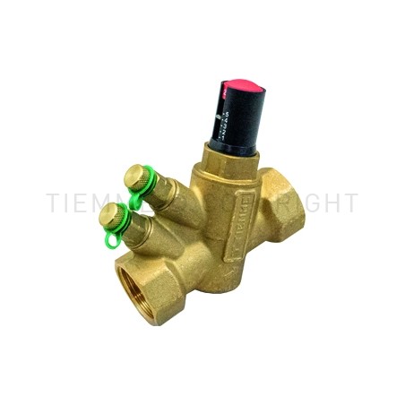 VALV BILANCI TM - EASY F/F DN20 35 - 400 KPA CON CARTUC REG ESTERN 0,138 - 0,615 M3/H NERA - INDI - 6542CC TIEMME 6510794 1