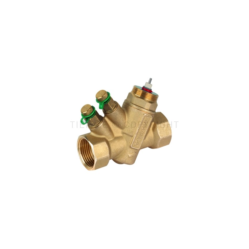 VALV BILANCI TM - AUTO F/F DN15 30 - 800 KPA CARTUC REG EST PER SERVOM 0,064 - 1,11 M3/H VERD - 6542CCS TIEMME 6510809 1