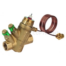 VALV BILANCI CON CONTROLLO PRESSIONE DIFFERENZIALE E ATTUATORE ON/OFF DN25 1" F - F - 6540 TIEMME 6510922 1