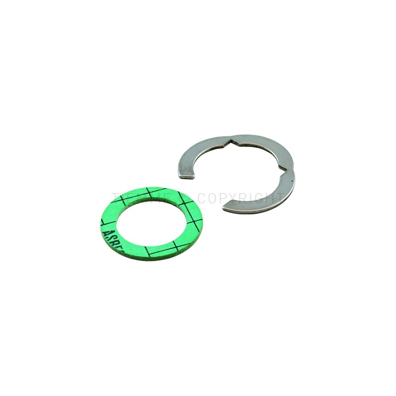 SET (GUARNIZIONE PIANA - ANELLO) TUBO INOX DN25 - 9341SET TIEMME 710013 1