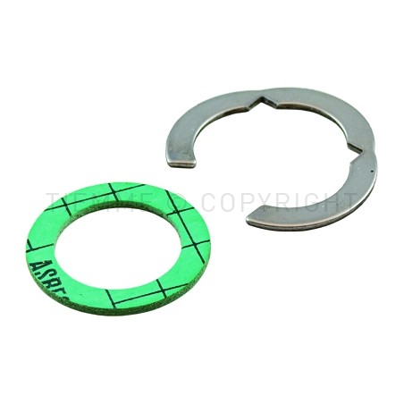 SET (GUARNIZIONE PIANA - ANELLO) TUBO INOX DN25 - 9341SET TIEMME 710013 1