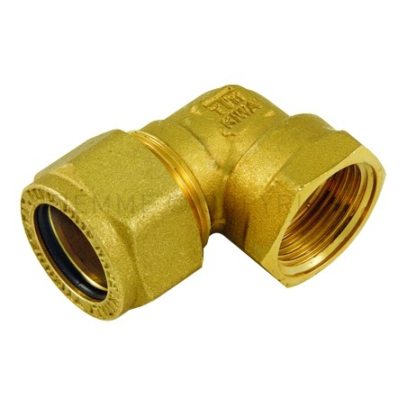 RACCORDO CURVO F TUBO CORRUGATO INOX Ø 16 3/4" - 3205X TIEMME 710033 1