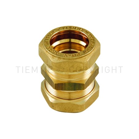 RACCORDO DIRITTO COBRASUN TUBO CORRUGATO INOX DN20 X DN20 - 3001X TIEMME 710044 1