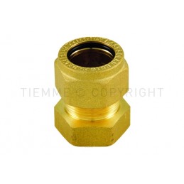 RACCORDO DIRITTO EASYSOLAR TUBO CORRUGATO INOX DN16 X 3/4" FEM - 3202X TIEMME 710072 1