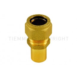RACCORDO DIRITTO EASYSOLAR TUBO CORRUGATO INOX DN16 X 22 - 3211X TIEMME 710077 1