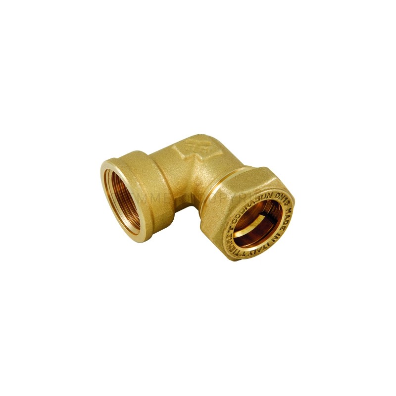 RACCORDO CURVO COBRASUN TUBO CORRUGATO INOX DN16 X 3/4" FEM - 3005X TIEMME 710078 1 RACCORDO CURVO COBRASUN TUBO CORRUGATO INOX DN16 X 3/4" FEM - 3005X TIEMME 710078 1