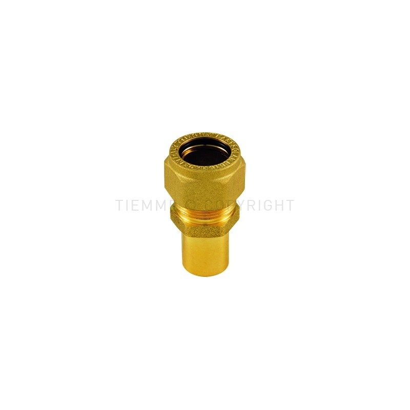 RACCORDO DIRITTO EASYSOLAR TUBO CORRUGATO INOX DN20 X 22 - 3211X TIEMME 710081 1