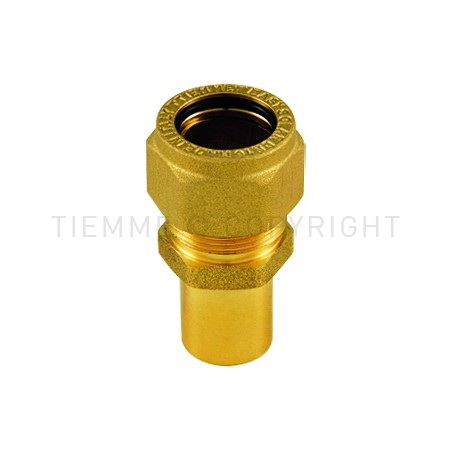 RACCORDO DIRITTO EASYSOLAR TUBO CORRUGATO INOX DN16 X 18 - 3211X TIEMME 710097 1