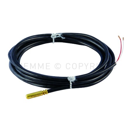 SONDA TEMPERATURA PT 1000 CAVO SILICONE L 2 M SONDA ACCIAIO 6X25MM - 4736SONDA TIEMME 4700027 1