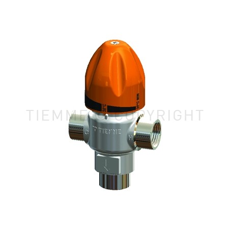 MISCELATORE TERMOSTATICO CR FEMMINA SISTEMI SOLARI 3/4" - 4737SUN TIEMME 4700457 1