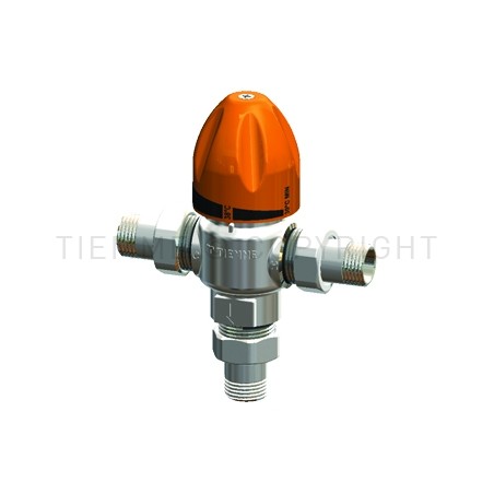 MISCELATORE TERMOSTATICO CR ATT BOCCHETTONI M - M SISTEMI SOLARI 1/2" - 4739SUN TIEMME 4700459 1