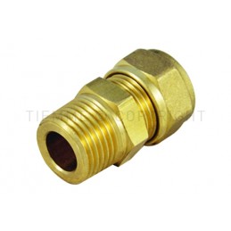 RACCORDO DIRITTO M A COMPRES TUBO CU Ø 22 X 3/4" BATT PIANA - 1100FD TIEMME 4710001 1