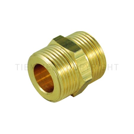 RACCORDO DIRITTO M - M GENER 3/4"X3/4" BATT PIANA - 1552FD TIEMME 4710003 1