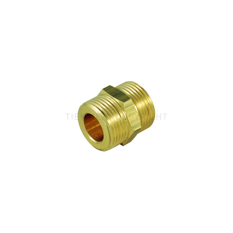 RACCORDO DIRITTO M - M GENER 1"X3/4" BATT PIANA - 1552FD TIEMME 4710005 1