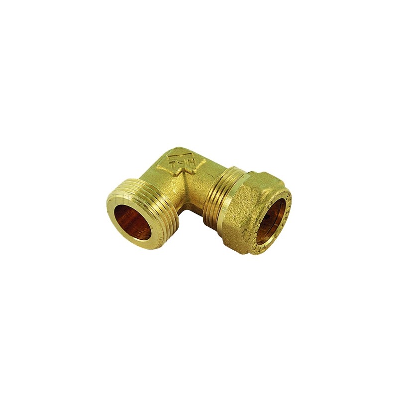 RACCORDO CURVO M A COMPRES TUBO CU Ø 15 X 3/4" BATT PIANA - 1104FD TIEMME 4710021 1