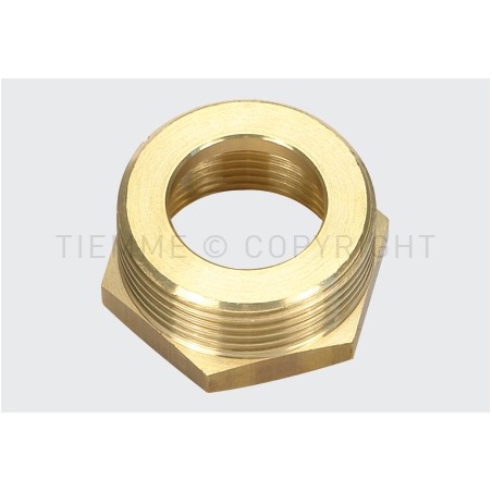 RACCORDO RIDUZIONE M - F GENER 3/4"X1/2" BATT PIANA - 1581FD TIEMME 4710022 1