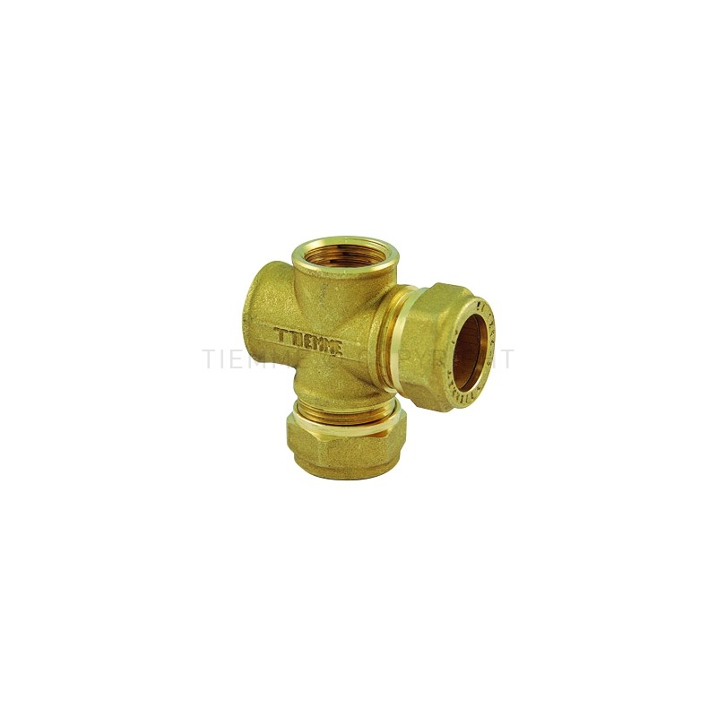 RACCORDO CROCE A COMPRES TUBO CU Ø 22 - 22 - 1118 TIEMME 4710029 1 RACCORDO CROCE A COMPRES TUBO CU Ø 22 - 22 - 1118 TIEMME 4710029 1