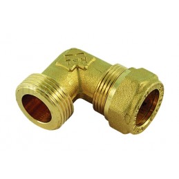 RACCORDO CURVO M A COMPRES TUBO CU Ø 16 X 3/4" BATT PIANA - 1104FD TIEMME 4710059 1