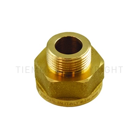 RACCORDO DIRITTO M - F GENER 3/4"X1" BATT PIANA - 1551FD TIEMME 4710078 1
