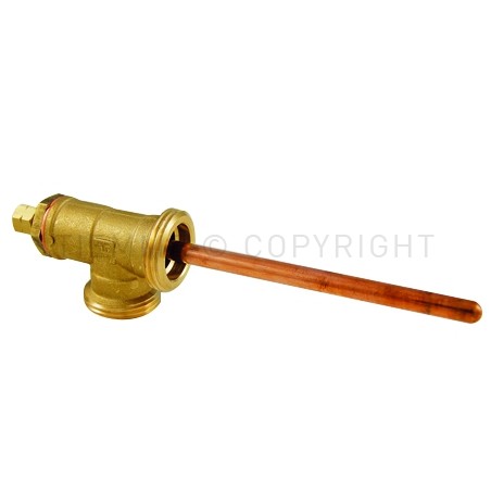 RACCORDO TEE POZZETTO PORTASONDA 1"MASX1"MAS SONDA Ø6 L 123MM - 1040S TIEMME 4710095 1