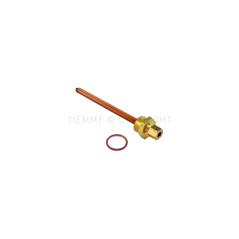 POZZETTO RONDELLA IN CU PER SONDA Ø 6 X 1/2" L 164MM - 9561T TIEMME 4720005 1