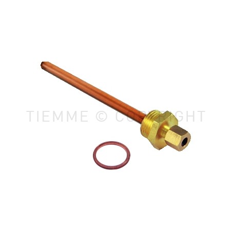 POZZETTO RONDELLA IN CU PER SONDA Ø 6 X 1/2" L 164MM - 9561T TIEMME 4720005 1