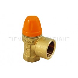 VALVOLA SICUREZZA F - F MAGGIORATA SOLARE 1/2"X3/4" 6 BAR - 1927SUN TIEMME 4720006 1