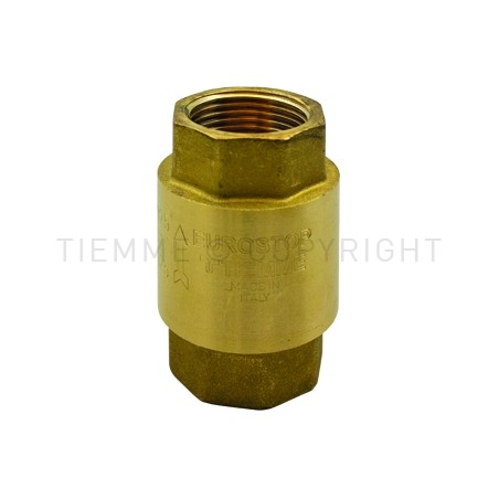 VALVOLA RITEGNO EUROSTOP F - F SOLARE OTTURATORE METALLICO 1/2" ISO228 - 3506SUN TIEMME 4720082 1