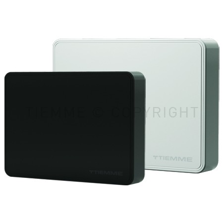 SONDA TEMPERATURA ED UMIDITA' PARETE NERA Mod TH_G - 55300 TIEMME 5550340 1