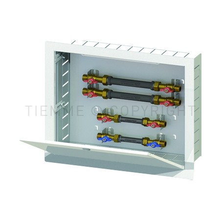 CASSETTA IN METALLO SHORTY PRE - INSTALLAZIONE 500x420x120ö170 DN20 - DN15 - 6502C01 TIEMME 6500279 1