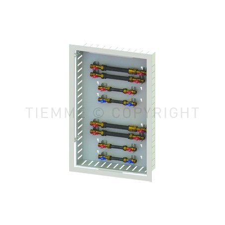 CASSETTA IN METALLO SHORTY DUO DYNAMIC PRE - INSTALLAZIONE 500x800x120ö170 - 6502C01DUODYN TIEMME 6500608 1