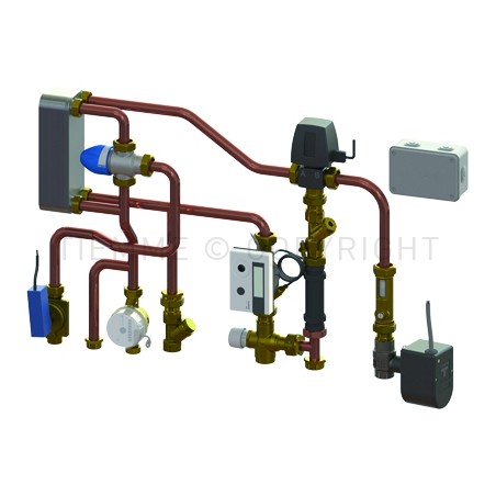 MOD CONTABIL VALVOLA 2V PRODUZ ISTANT ACS - RADIO X CASSETTA HEAT 50KW - 6503G03P TIEMME 6500617 1