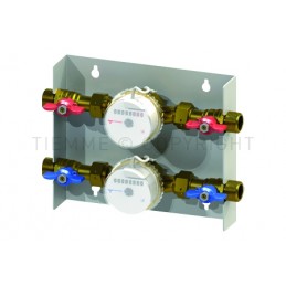 MODULO SANITARIO STAFFA SINGOLA LETTURA PREDISPOSIZIONE RADIO DN20 QP 4 M3/H - 6510P01 TIEMME 6500625 1