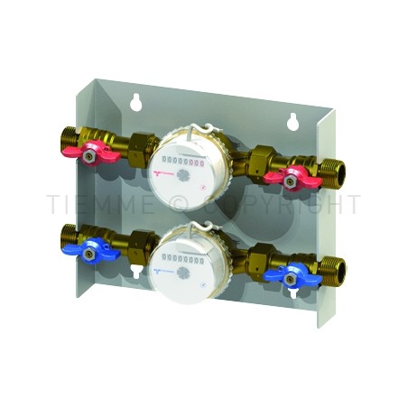 MODULO SANITARIO STAFFA SINGOLA LETTURA PREDISPOSIZIONE RADIO DN20 QP 4 M3/H - 6510P01 TIEMME 6500625 1