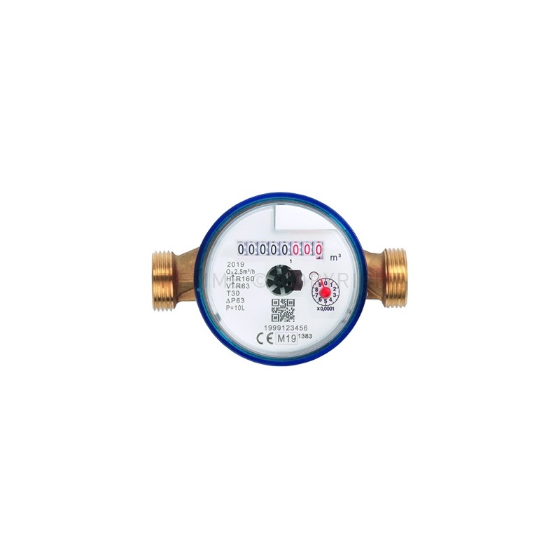 CONTAT GETTO SING LETTURA LOCALE ACQUA CALDA DN15 QN 2,5 M3/H - 6561C TIEMME 6510026 1 CONTAT GETTO SING LETTURA LOCALE ACQUA CALDA DN15 QN 2,5 M3/H - 6561C TIEMME 6510026 1