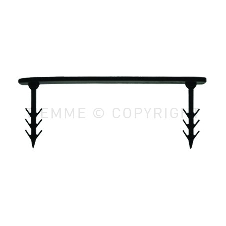 GRAFFETTA PLASTICA ALETTE ANCORAGGIO FISSAGGIO RETE H 28MM - 4527 TIEMME 4500018 1