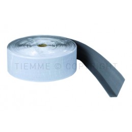 STRISCIA PERIMETRALE POLIETILENE PRESAGOMATO A 90 gradi H 150MM B 50MM SP 6 GRIGIO L 50MT - 4513 TIEMME 4500389 1