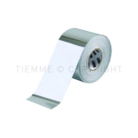 NASTRO ADESIVO IN ALLUMINIO RINFORZATO SP 30 MICRON LARGHEZZA 50 MM L 50MT - 4517NA TIEMME 4500566 1