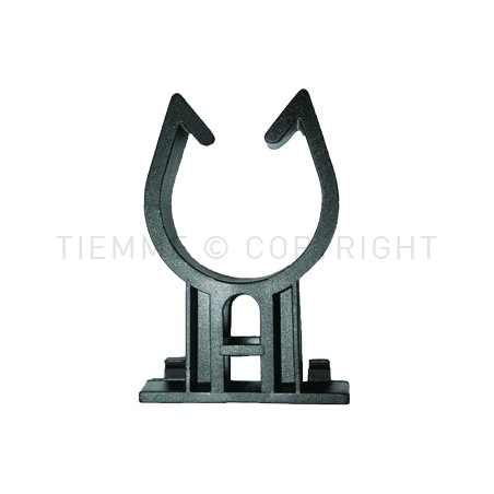 GRAFFETTA PLASTICA (INSERIM MANUALE) FISSAGGIO TUBO SU RETE Ø 20 SU FILO Ø 6 - 4525 TIEMME 4500038 1