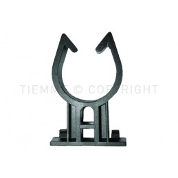 GRAFFETTA PLASTICA (INSERIM MANUALE) FISSAGGIO TUBO SU RETE Ø 25 SU FILO Ø 6 - 4525 TIEMME 4500066 1