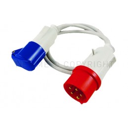 ADATTATORE ASCIUGA MASSETTO 380VAC 230VAC - 4522A TIEMME 4500381 1