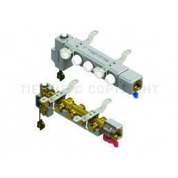 COPPIA COLLETTORI DI DISTRIBUZIONE SOFFITTO COIBENTATO 1" 03D 3/4"(18) INT 50 - 3878RS TIEMME 5570354 1