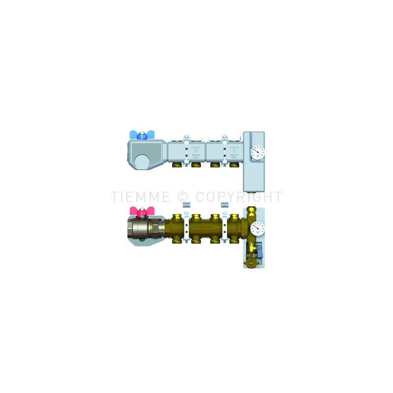 COPPIA COLL DI DISTRIBUZIONE REG MEM MEC BYPASS COIBENTAZIONE 1"1/4 04D 3/4"(18) INT 50 - 3879RBY TIEMME 5570568 1