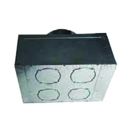 COLLETTORE DISTR SILENZIATO COMBO 44288 USCITE CONFIGUR 04D DN75/90 - 1D DN160 - 5503COL TIEMME 5560290 1