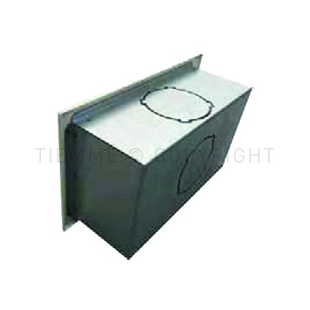 BOCCHETTA PORTAGRIGLIA DA INCASSO ATT DOPPIO PG2L (L) DN63/75 410X135X90 - 5503BOC TIEMME 5560323 1