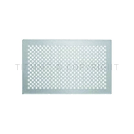 GRIGLIA IN ACCIAIO VERNICIATA BIANCA PER BOCCHETTA ATT SINGOLO PG1L - P - 5503GRI TIEMME 5560326 1