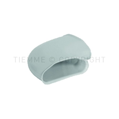 RACCORDO CURVO DOPPIO ORIZZONTALE TUB COMFOSLIM 132x52 MM - 5503CUROSL TIEMME 5560338 1